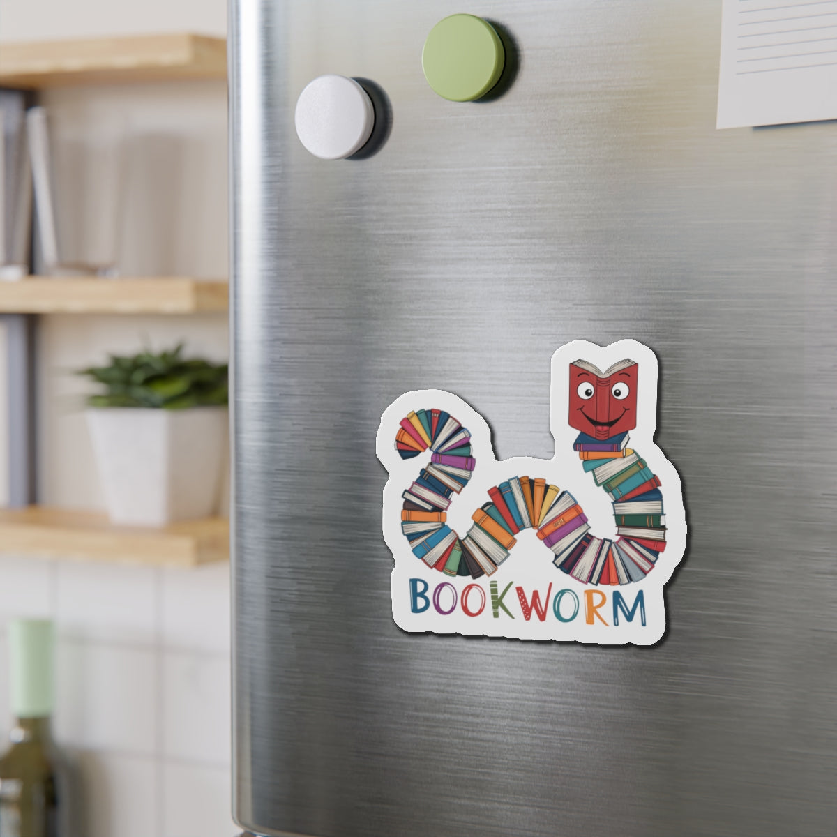 Bookworm Magnet Kitchen Decor Office Decoration Bookworm Decor Library Decoration