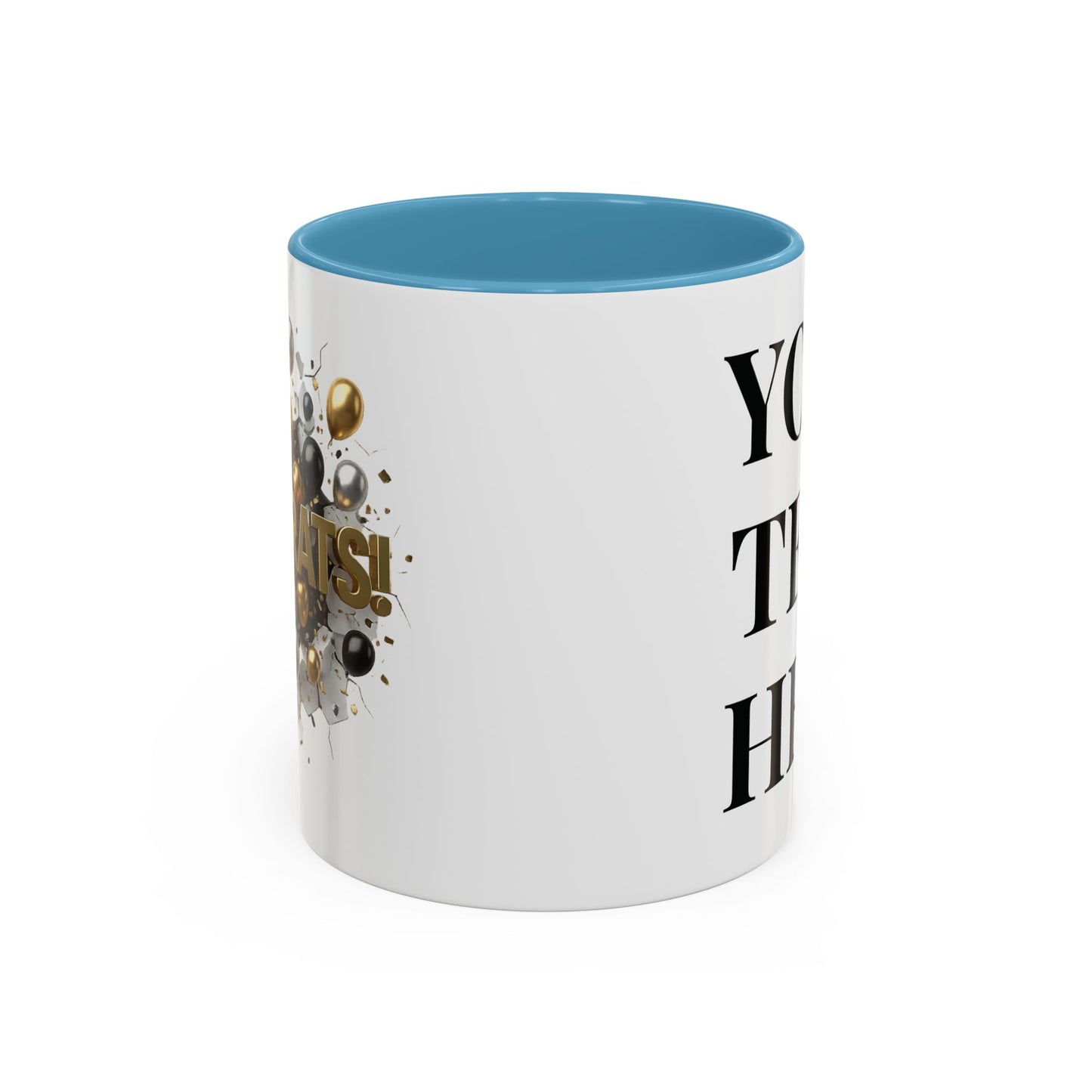Personalized Congrats Mug, Custom Graduation Gift, Promotion Coffee Cup, New Dad Present, Teacher Appreciation Gift, Custom Name Cups