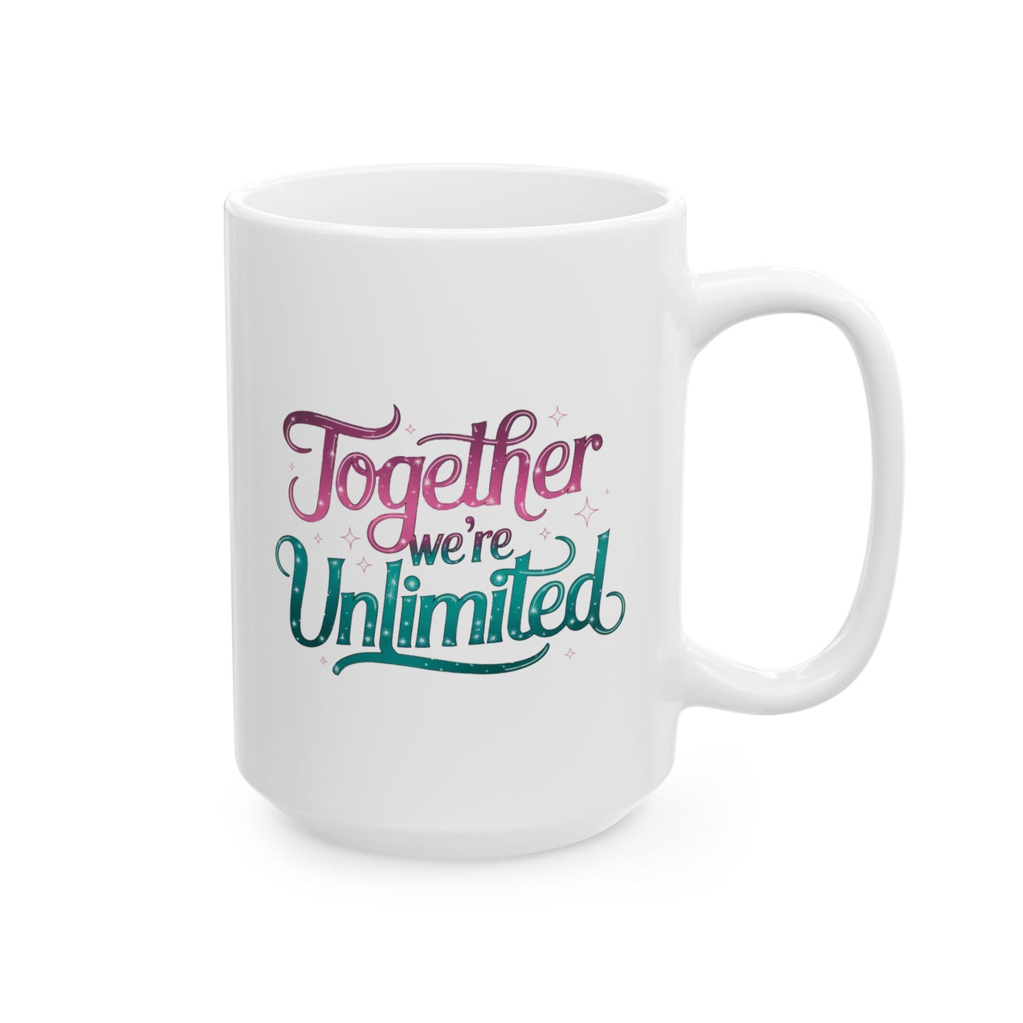 Together We’re Unlimited Mug – Wicked Musical Inspired Gift, Broadway Theater Quote Coffee Cup, Friendship Empowerment Mug, 11oz & 15oz