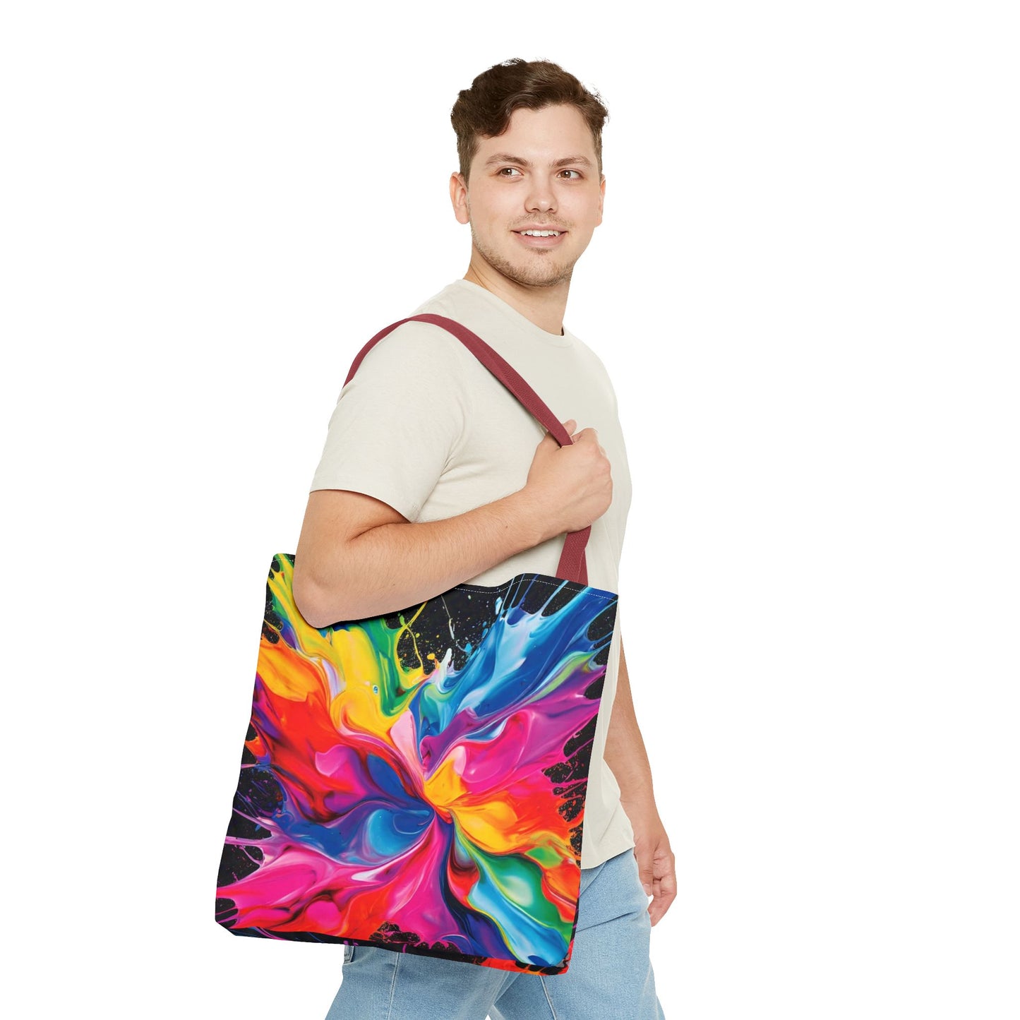 Vibrant Splash Tote Bag