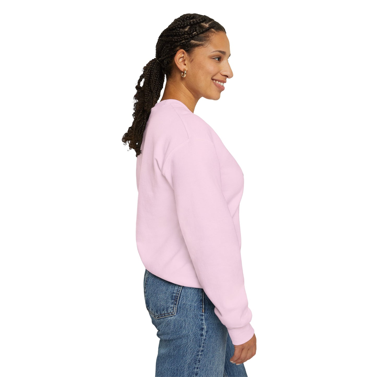 Faux Patchwork Heart Sweatshirt, Geometric Heart Sweater, Cute Valentines Sweatshirt, Cozy Pink Heart Crewneck, Winter Heart Pullover