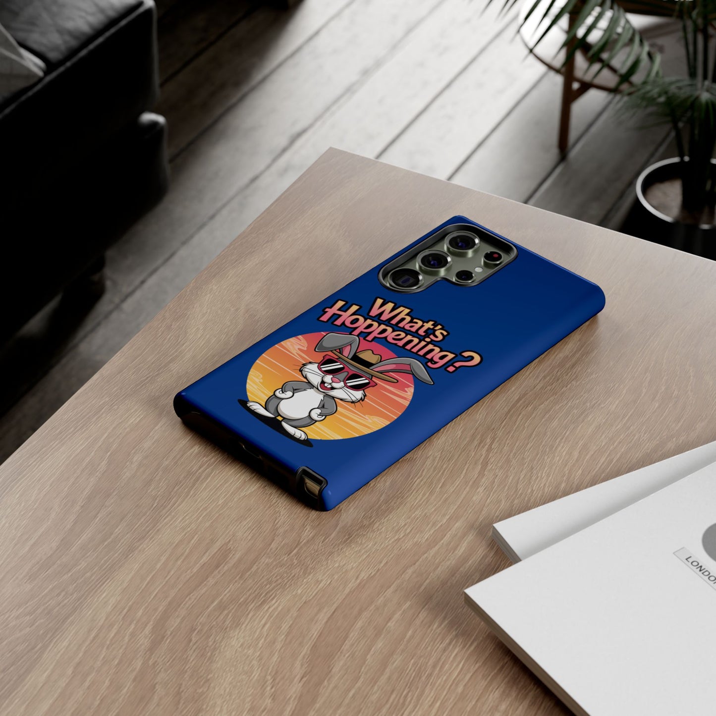Samsung Case- Cool Bunny 'What's Hoppening'