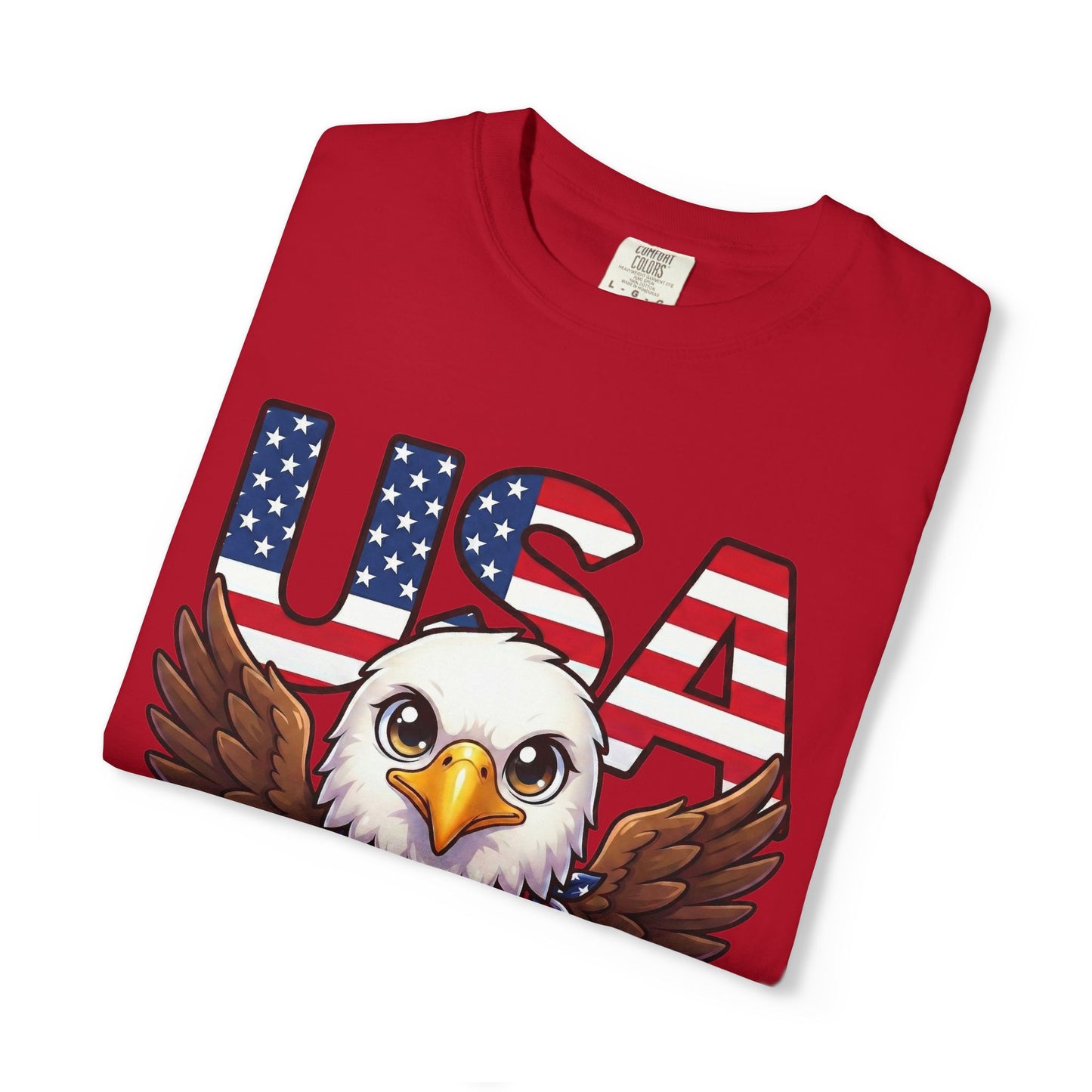 USA Eagle Shirt, Patriotic Comfort Colors Shirt, American Flag Eagle T Shirt, Fourth Of July Shirt, Freedom Graphic Tee, USA Pride Shirt