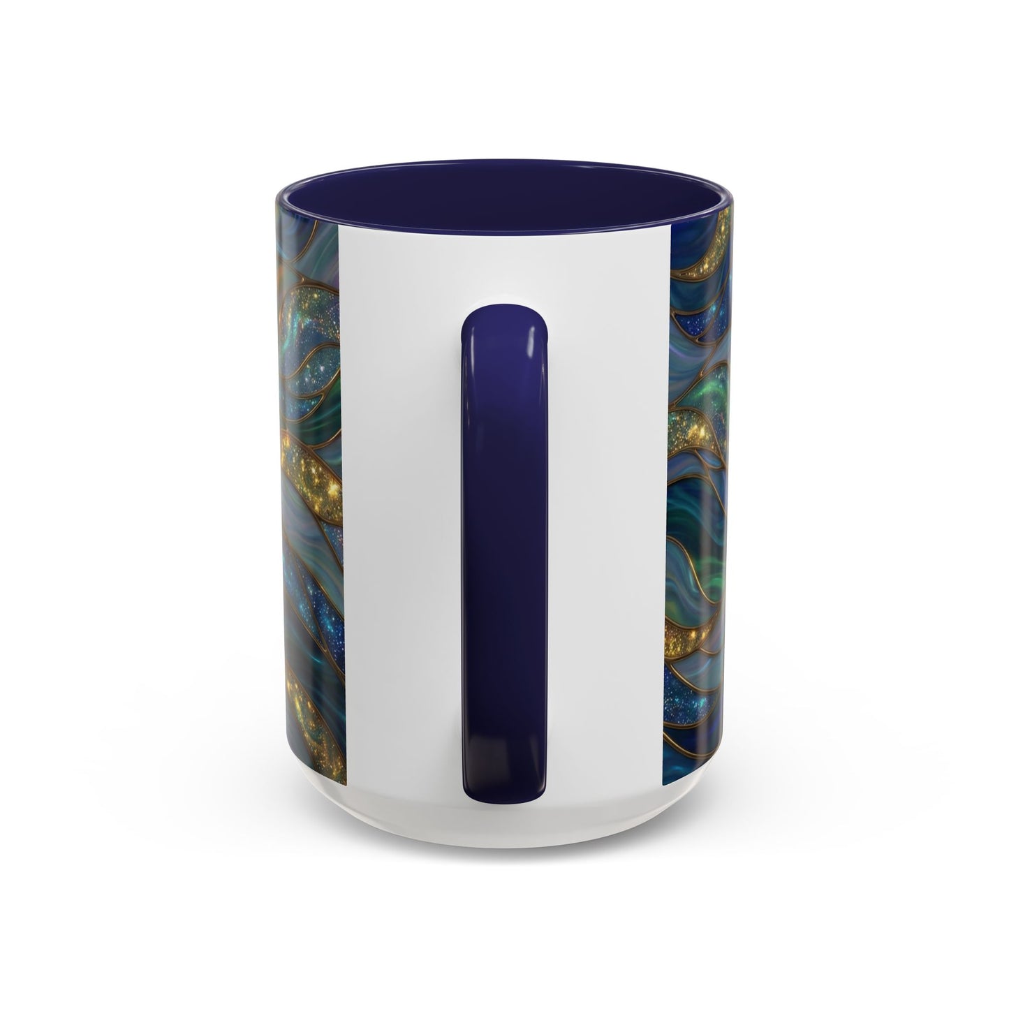 Stained Glass Manta Ray Mug, Ocean Coffee Cup, Manta Ray Art Mug, Nautical Gift, Coastal Decor Mug, Marine Life Coffee Cup