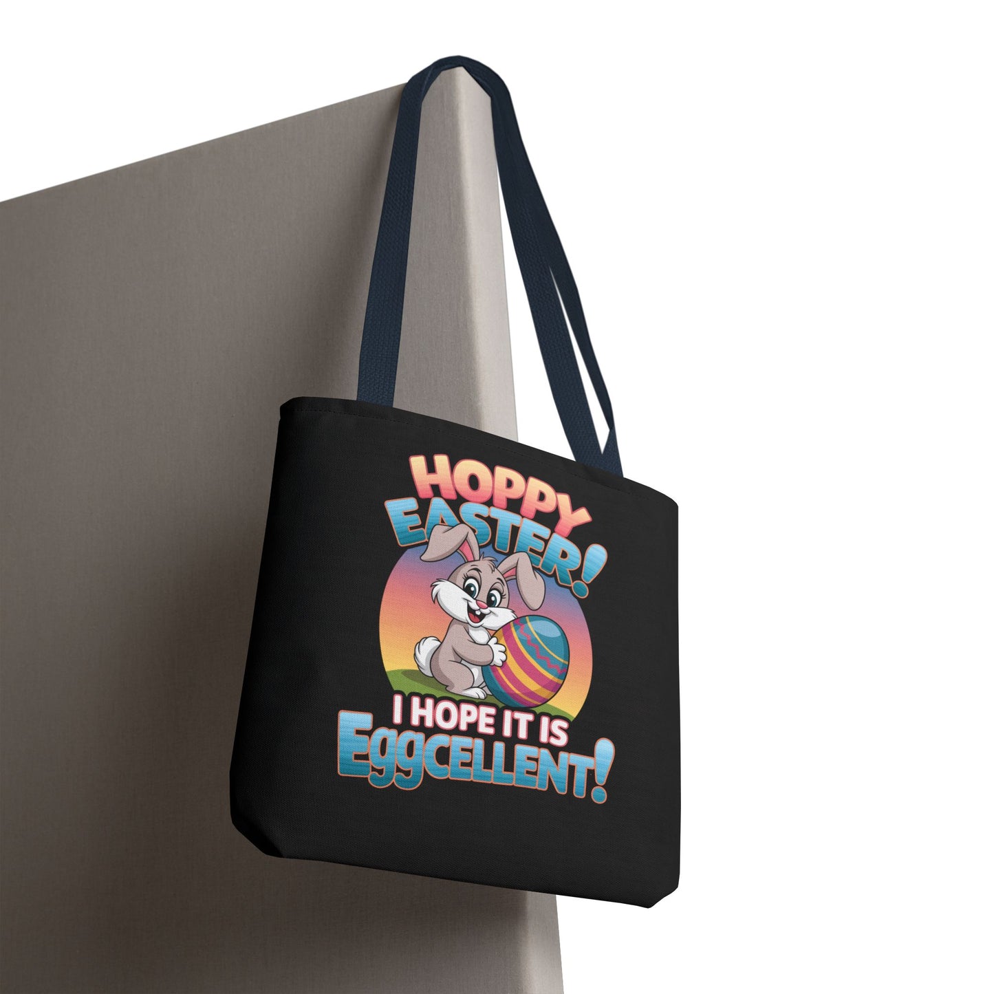 Happy Easter Tote Bag Eggcellent Bunny Design Easter Bag Easter Gift Easter Tote Accessory