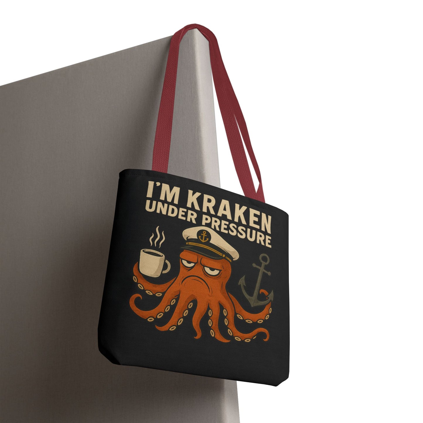 Stressed Octopus Tote Bag Nautical Bag Beach Tote Ocean Reusable Bag Seaside
