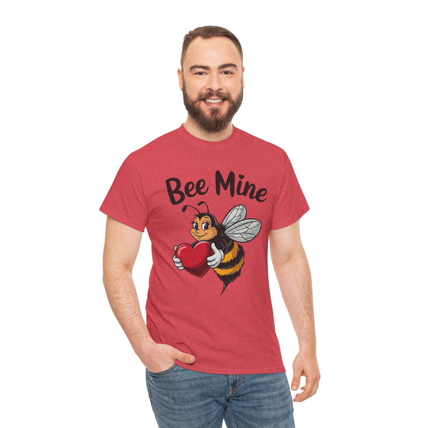 Bee Mine Shirt, Cute Valentine Shirt, Bee Love T Shirt, Funny Valentine Pun Tee, Heart Bee Graphic Shirt, Valentine Gift