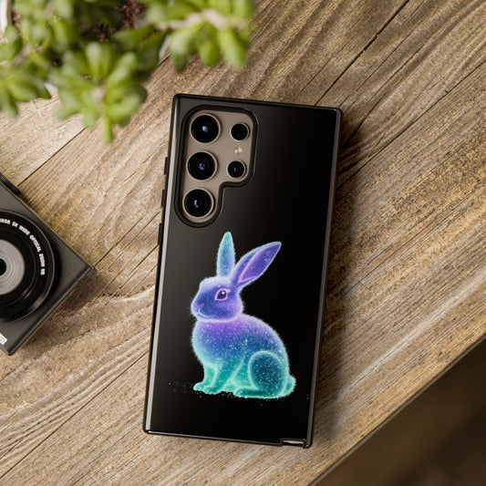 Samsung Case Bioluminescent Easter Bunny Design Easter Phone Case Easter Bunny Samsung Case Easter Accessory