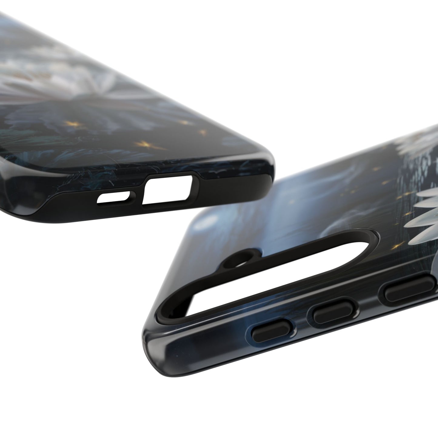 Samsung Galaxy Tough Case - Water Lillies Moonlit Sky Phone Cover