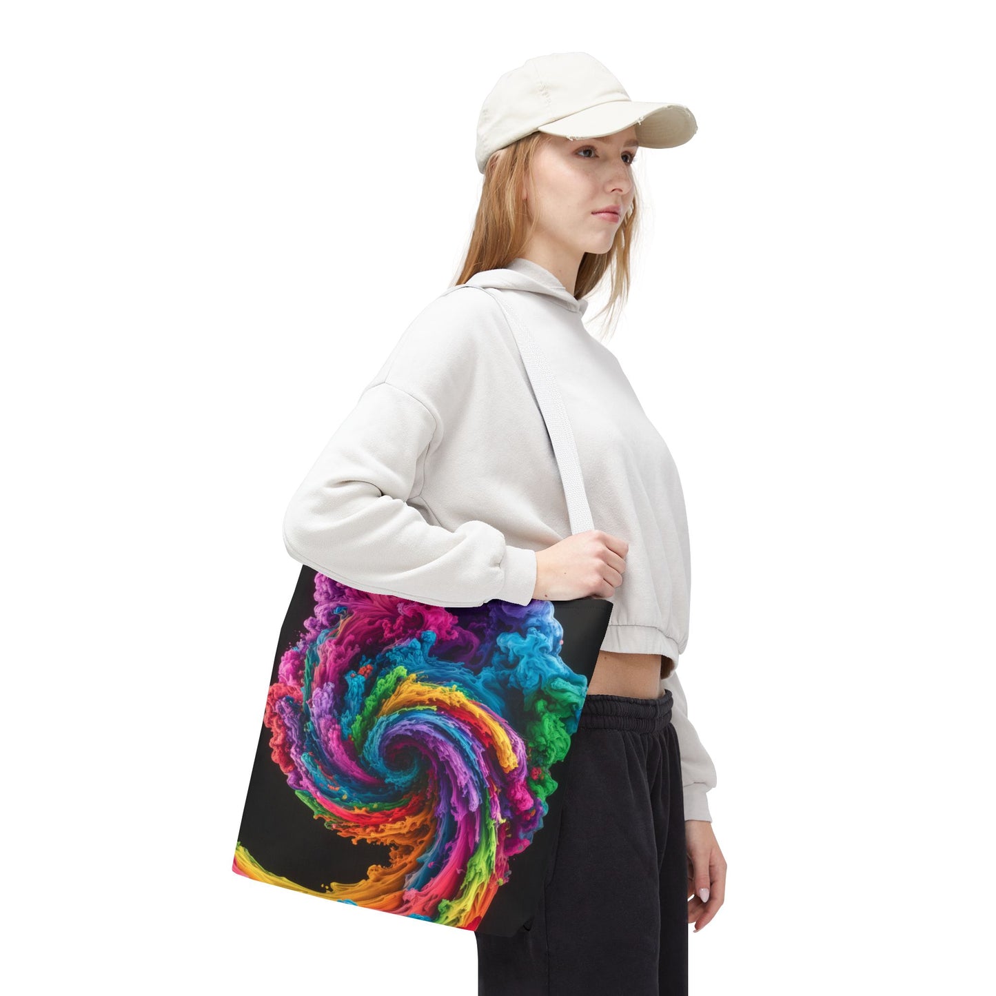 Colorful Swirl Tote Bag