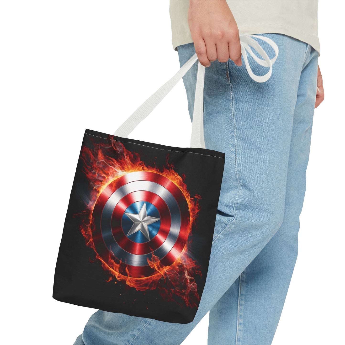 Captain America Shield Tote Bag