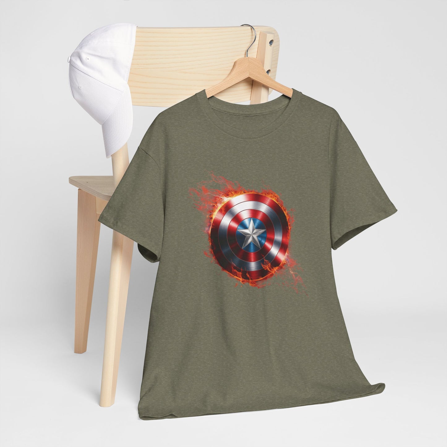 Captain America Flame Tee