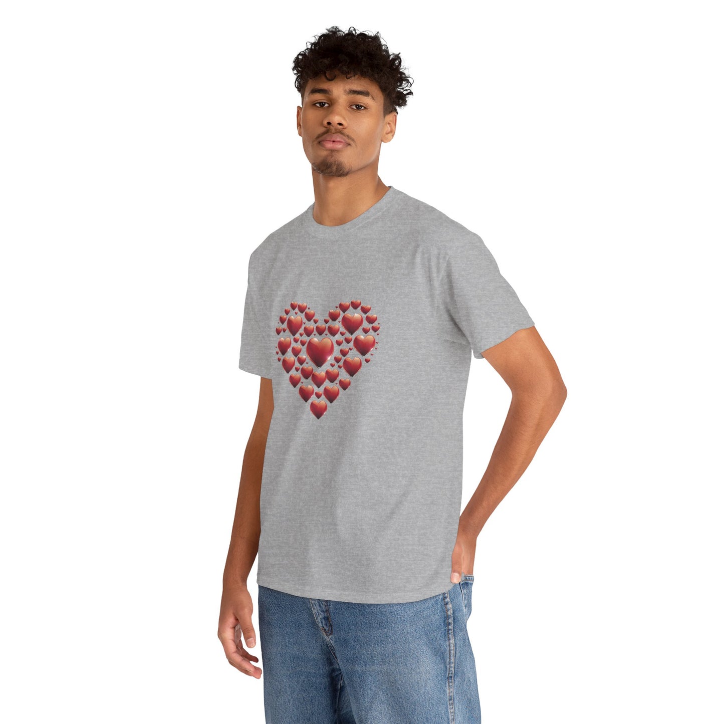 Heart Of Hearts Shirt, Minimal Valentine Shirt, Red Heart Graphic Tee, Love Aesthetic T Shirt, Valentine Gift Shirt