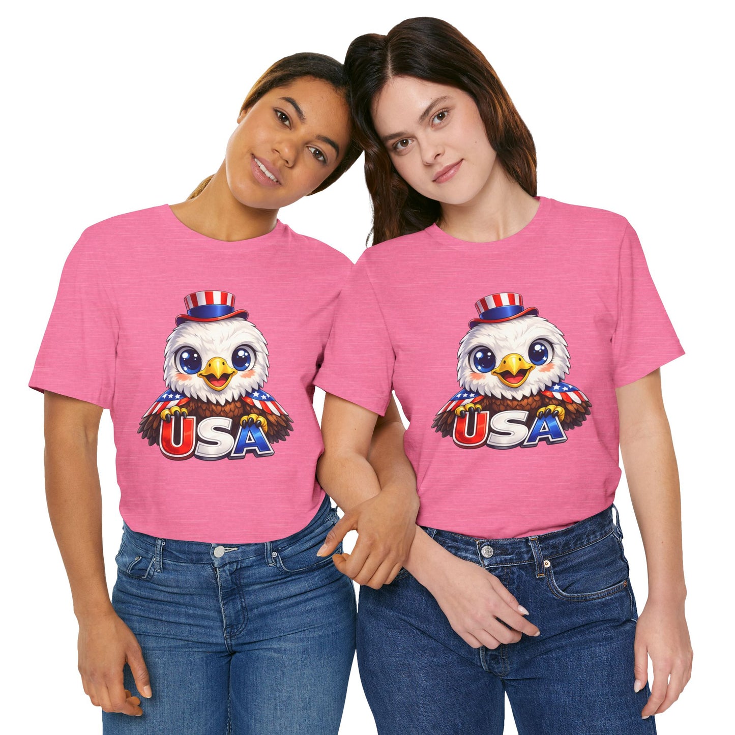 Cute USA Eagle Shirt, Patriotic Eagle T Shirt, Fourth Of July Shirt, American Flag Eagle Tee, Freedom Graphic Shirt, USA Pride Top