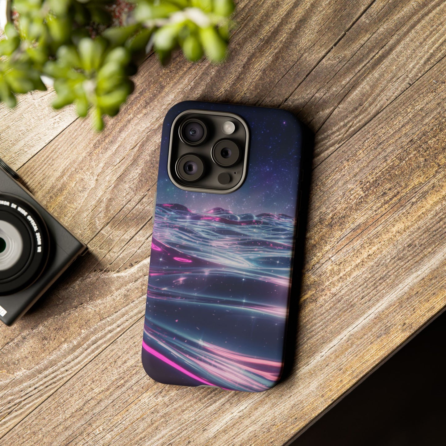iPhone Case - Galactic Ocean and Sky Tough Case