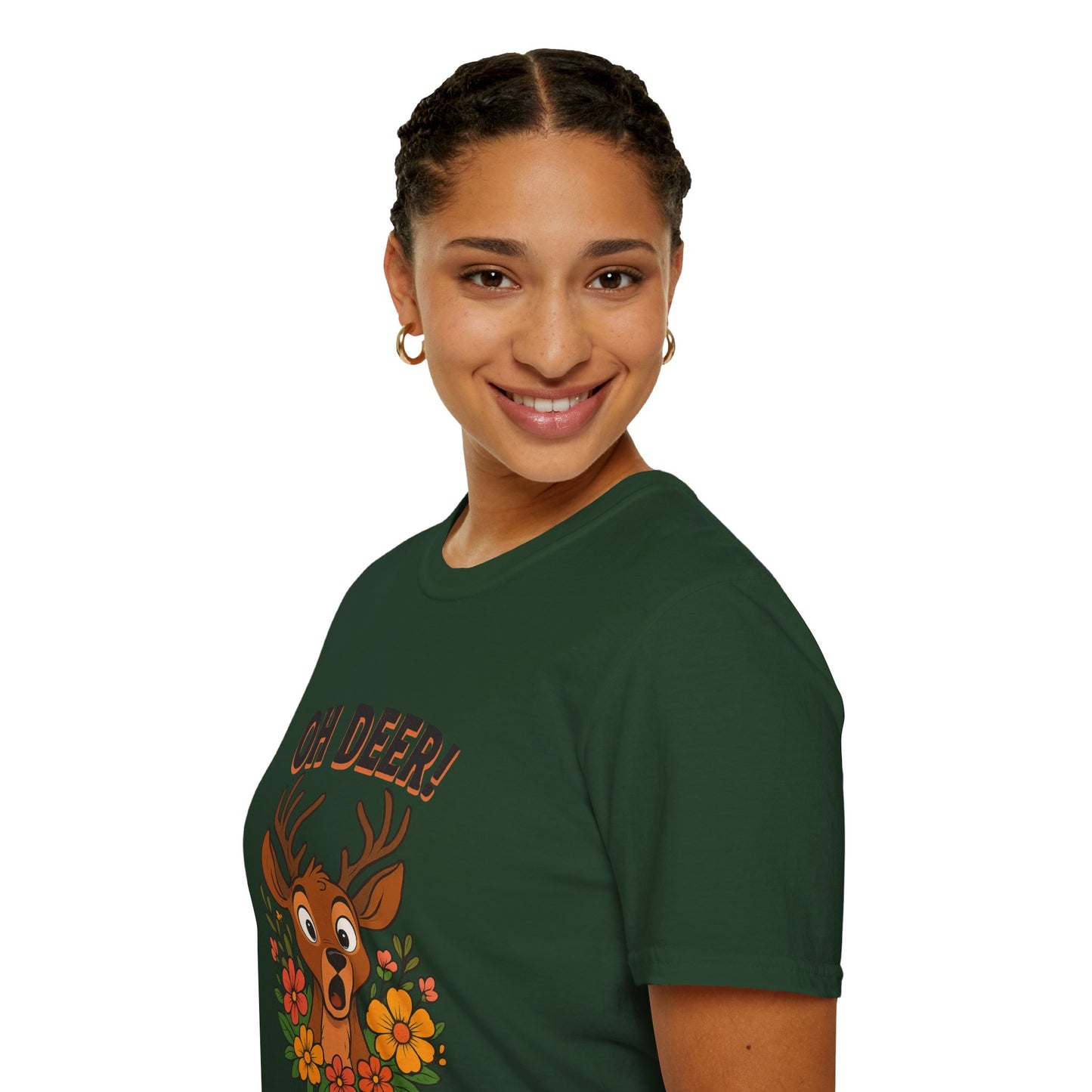 Oh Deer T-Shirt Animal Apparel Wildlife shirt Deer Tee Gift for Animal Lovers
