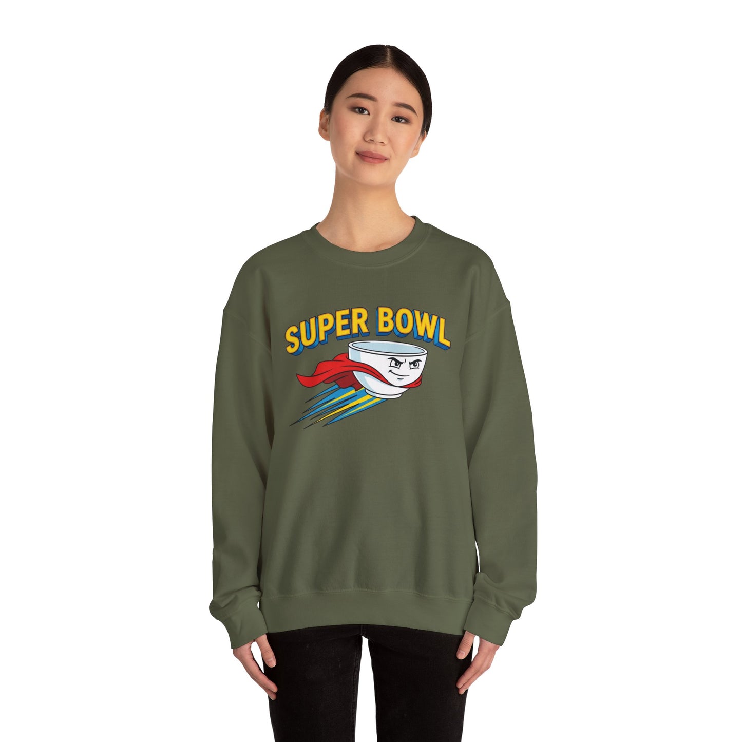 Super Bowl Sweatshirt, Funny Super Bowl Shirt, Football Party Sweatshirt, Game Day Crewneck, Bowl Pun Sweatshirt, Unisex Graphic Crew